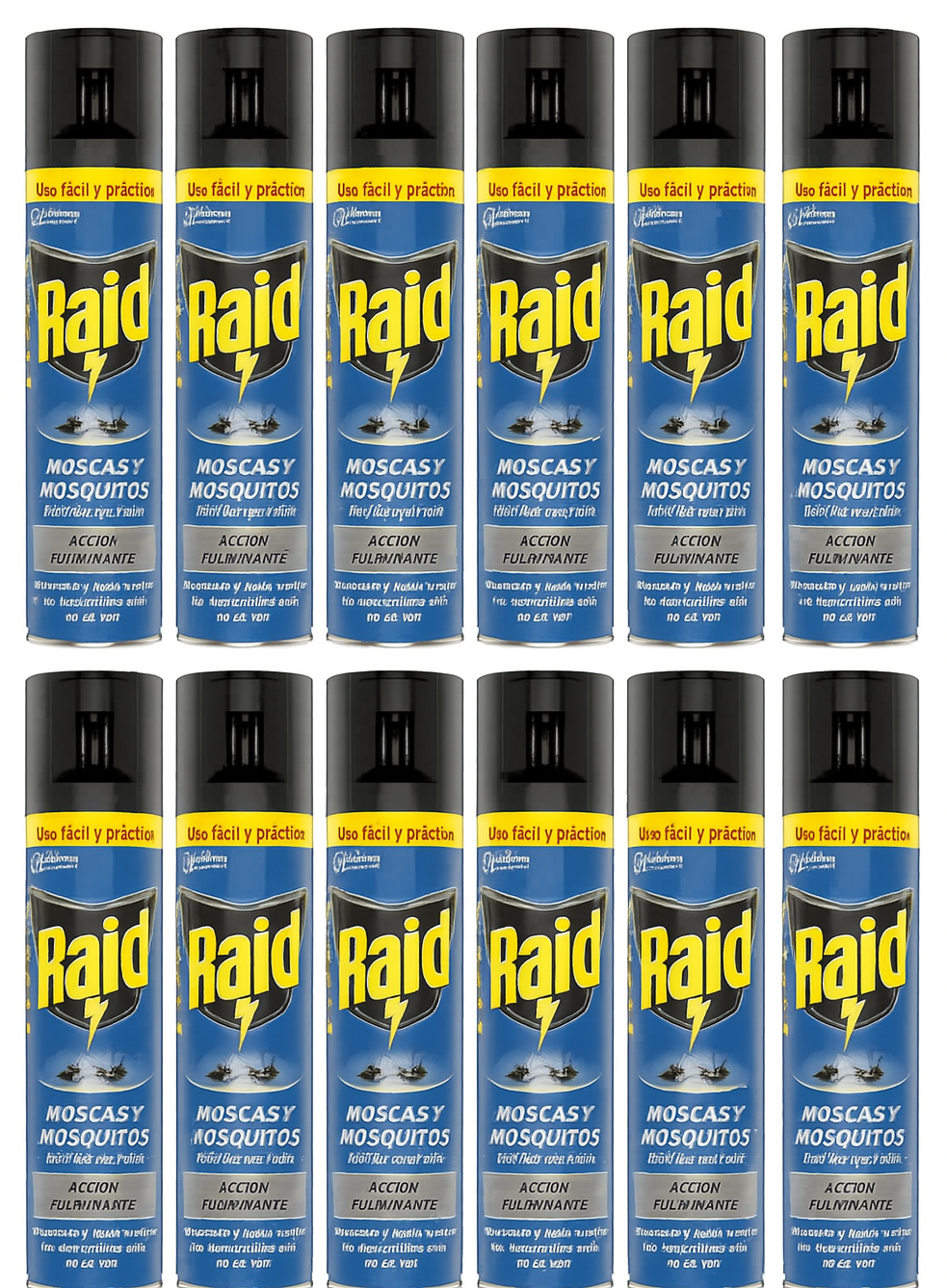 12 x RAID Insektenschutzmittel mit natürlicher Frische, 400 ml