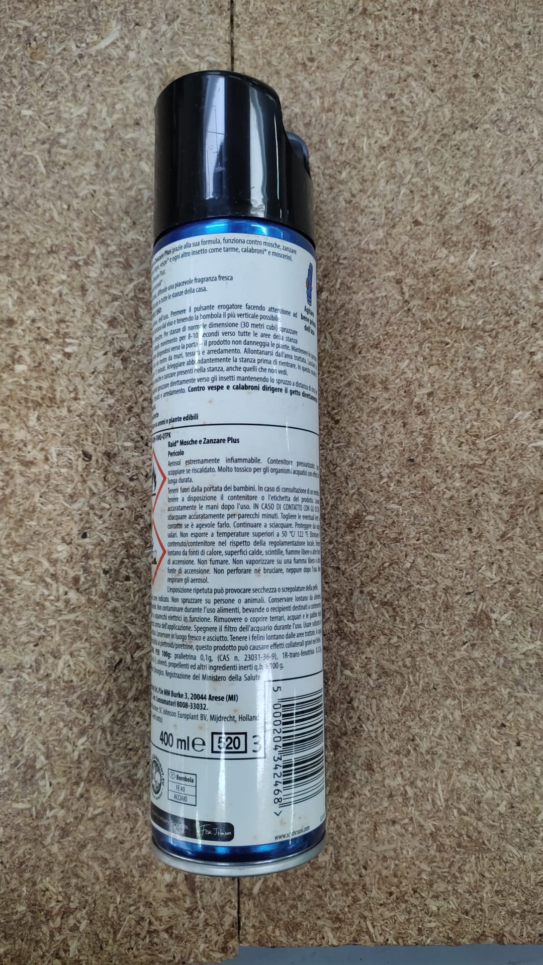 5 x Raid Mückenschutzspray 400ml