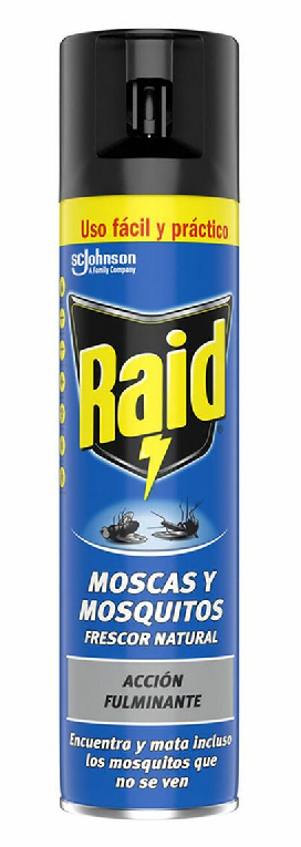 5 x Raid Insektenschutzmittel mit natürlicher Frische, 400 ml
