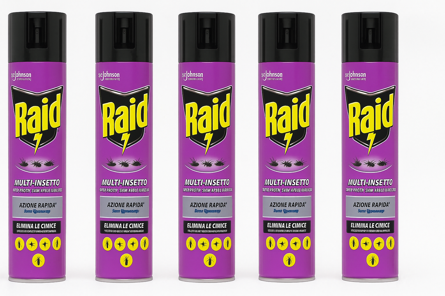 5 x Raid Multisetto Insektenspray 400 ML Spray