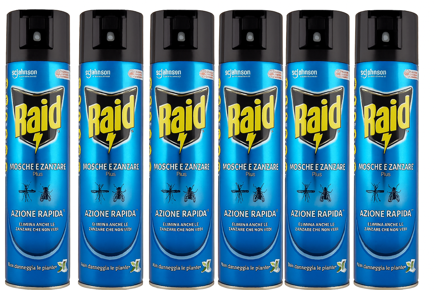 5 x Raid Mückenschutzspray 400ml