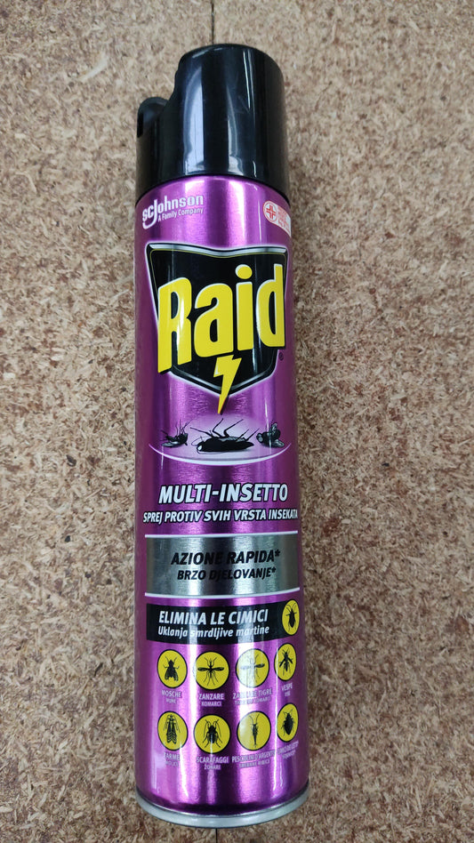 5 x Raid Multisetto Insektenspray 400 ML Spray