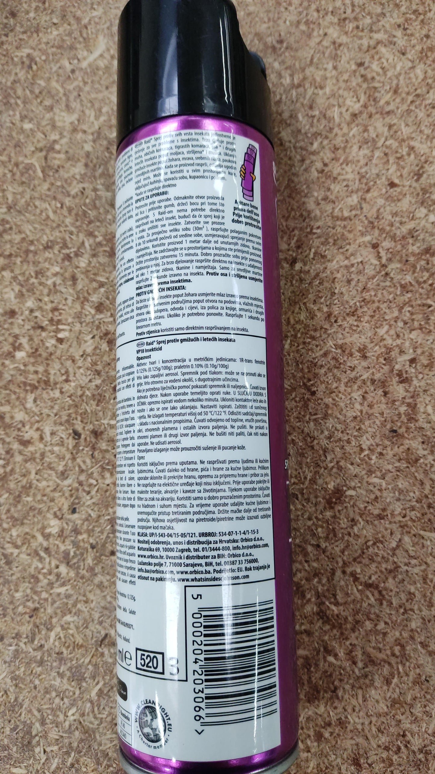 5 x Raid Multisetto Insektenspray 400 ML Spray